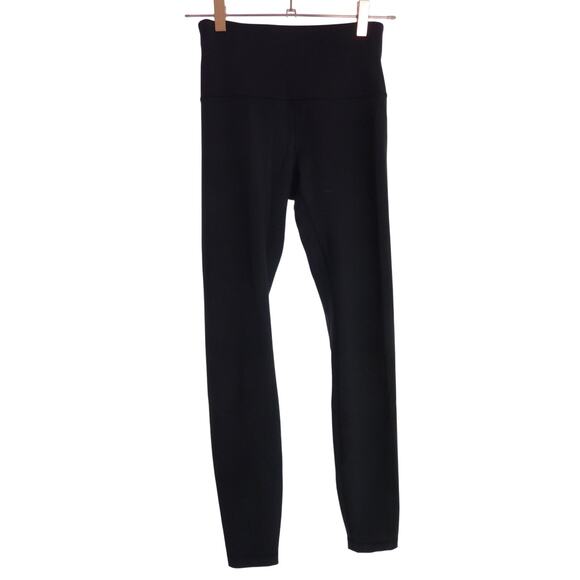 Lululemon Pants - Lululemon Black Striped Leggings Size 4